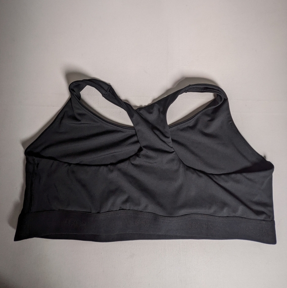Woxer Boss Flex Black Crop top Sports Bra Logo Print Size 3XL Gym Active Yoga - Picture 8 of 9